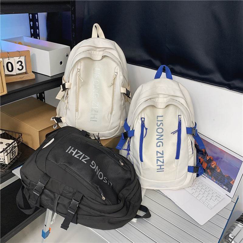 Simple Large Capacity Waterproof High School Backpack for Teens - Velora