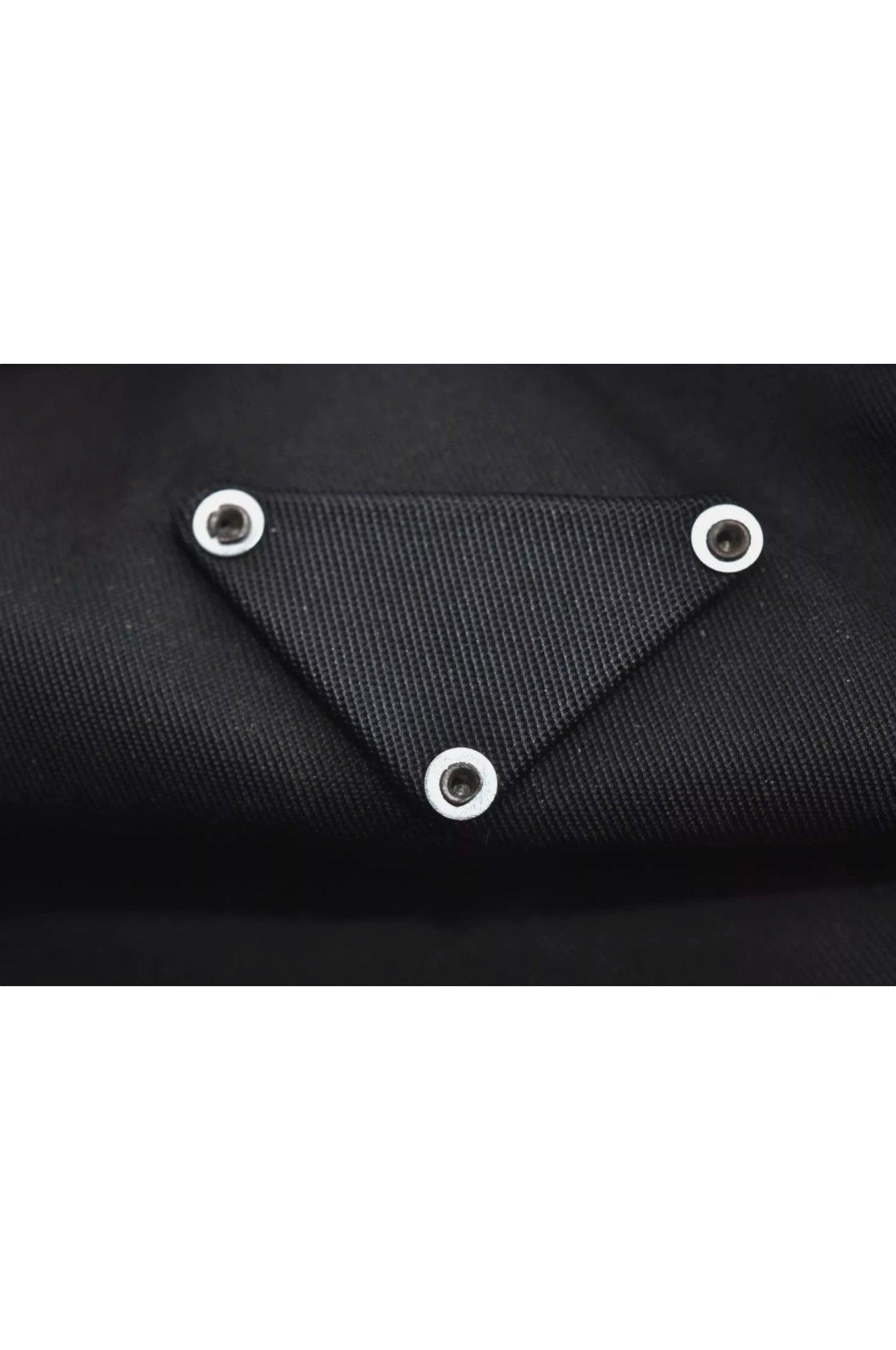 PRADA Nylon Leather Pouch Purse Black 3978K - Velora