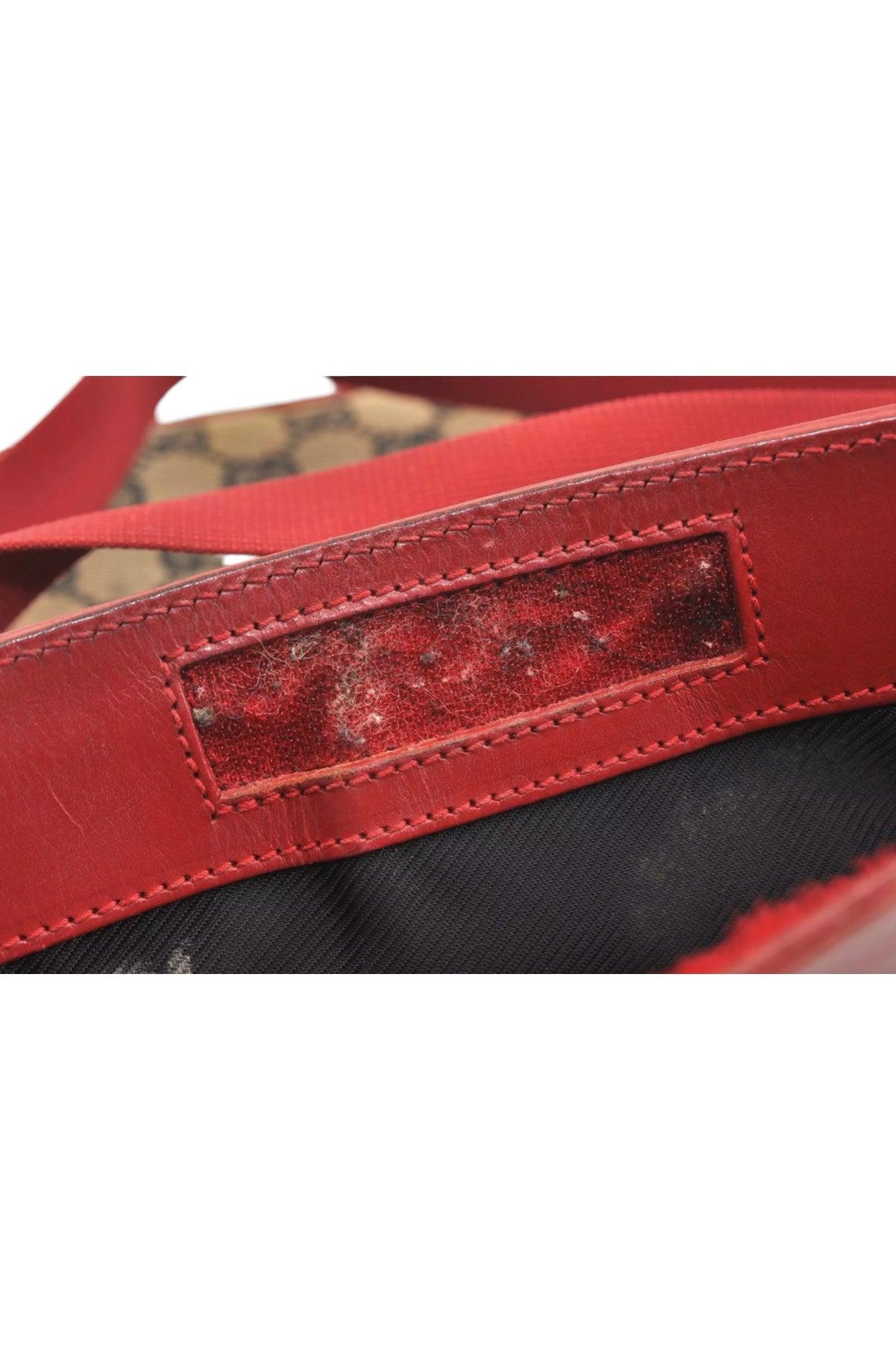 GUCCI Shoulder Cross Body Bag GG Canvas Leather 0190348 Black 9211K - Velora