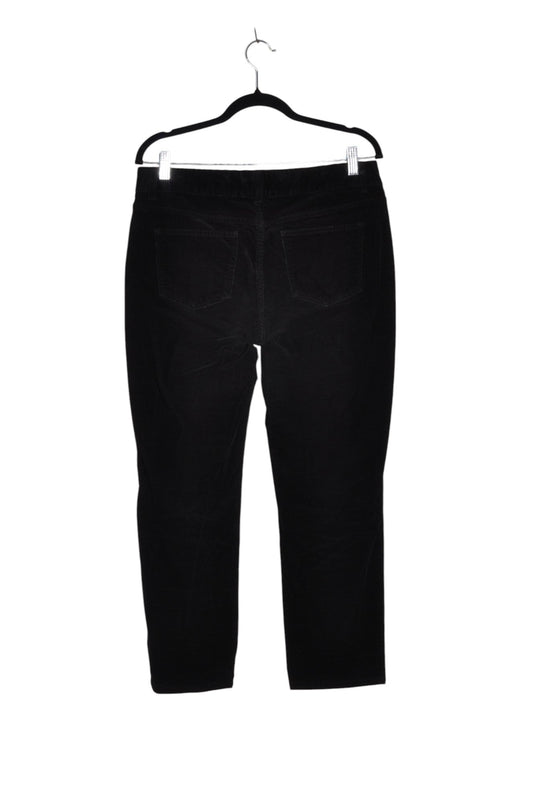 TALBOTS Women Corduroy Pants Regular fit in Black - 10 - Velora