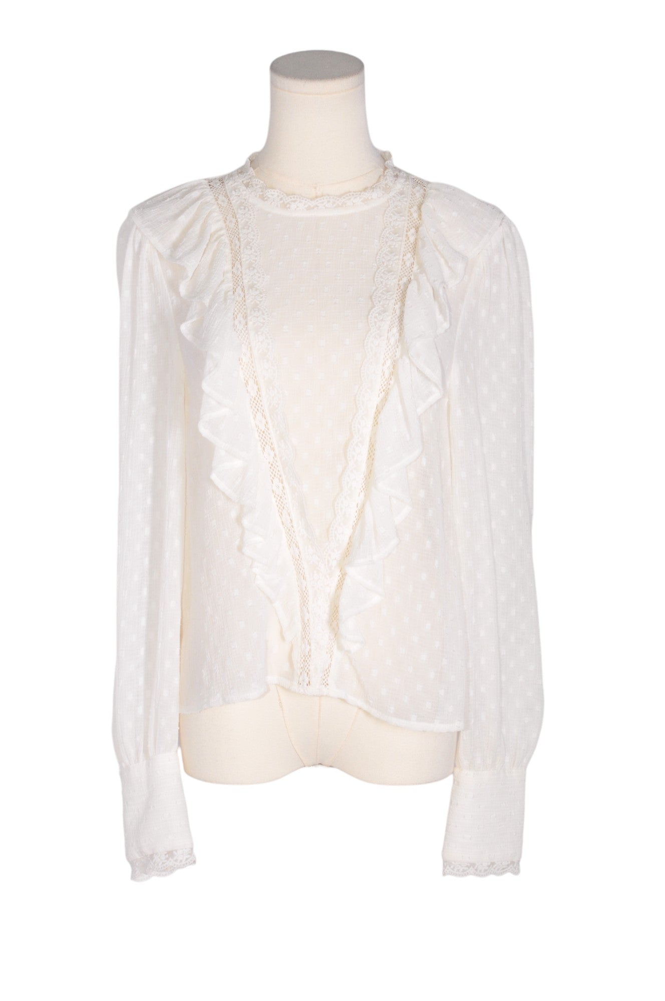 ZARA Women Blouses Regular fit in White - XS - Velora