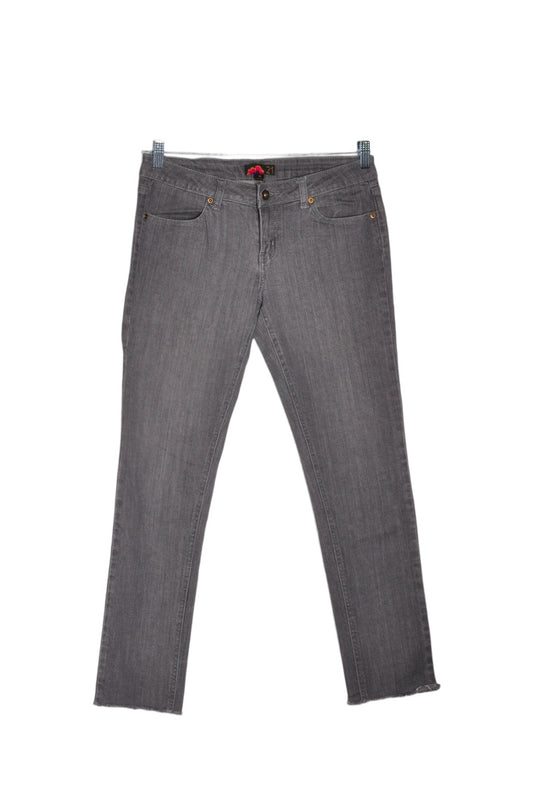 FOREVER 21 Women Straight-Legged Jeans Regular fit in Gray - 30 - Velora