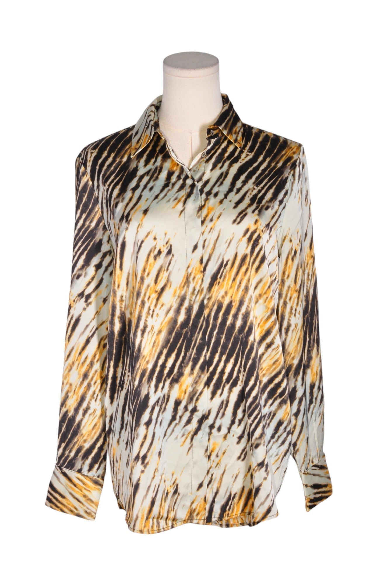 JONES NEW YORK Women Button Down Tops Regular fit in Orange - XS - Velora