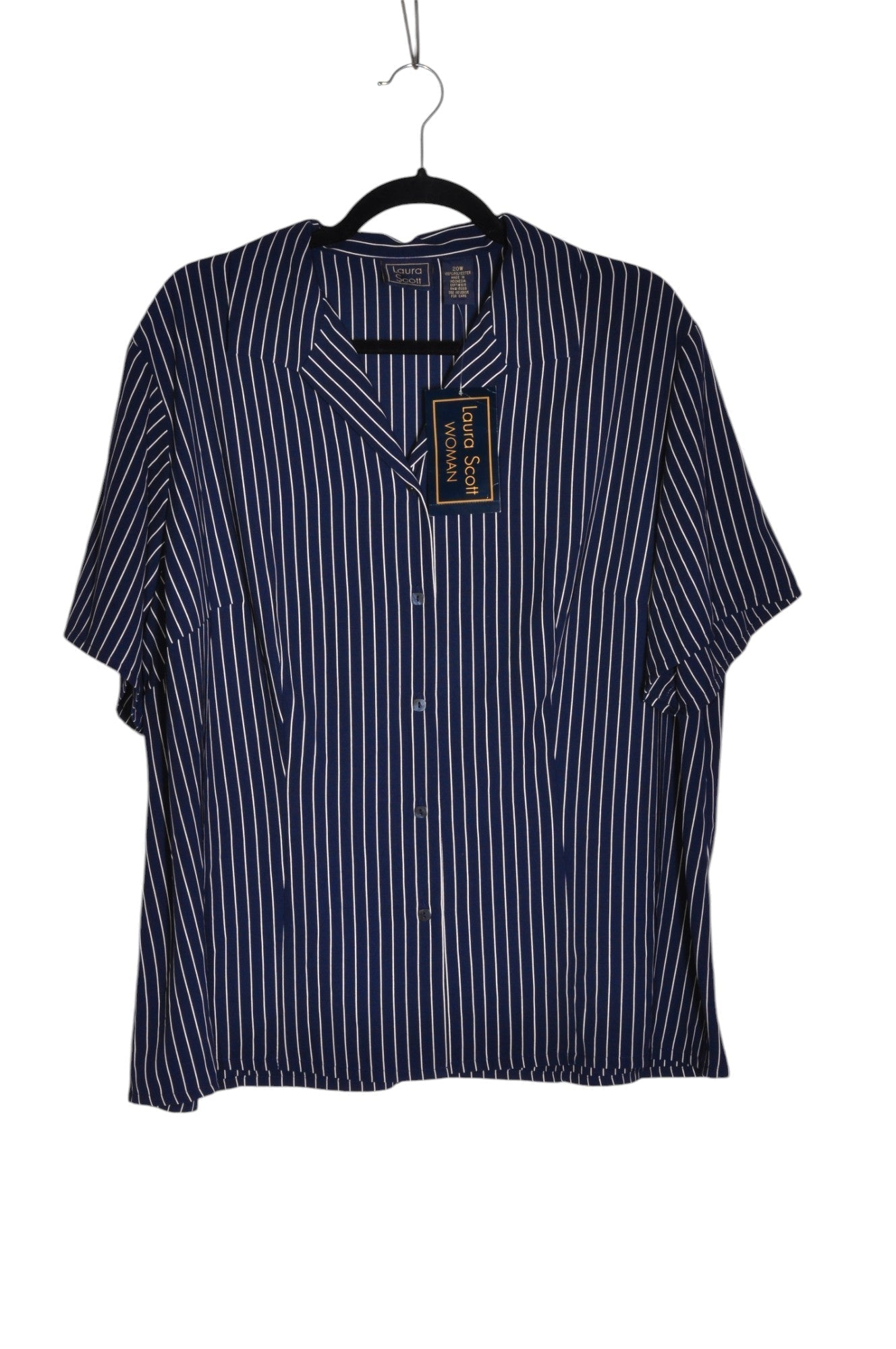 LAURA SCOTT Women Button Down Tops Regular fit in Blue - 20 Koop