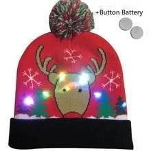 LED Light Christmas  Beanies