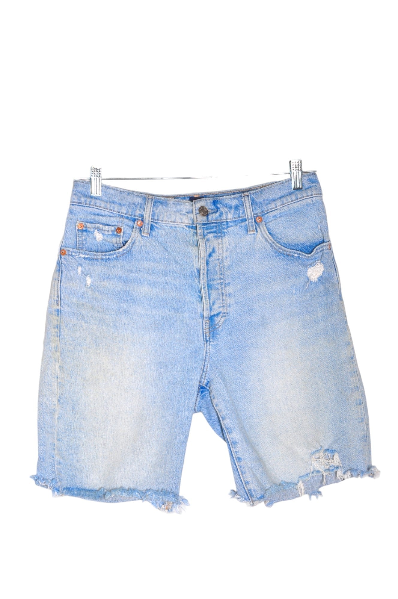 GAP Women Denim Shorts Regular fit in Blue - 10 - Velora