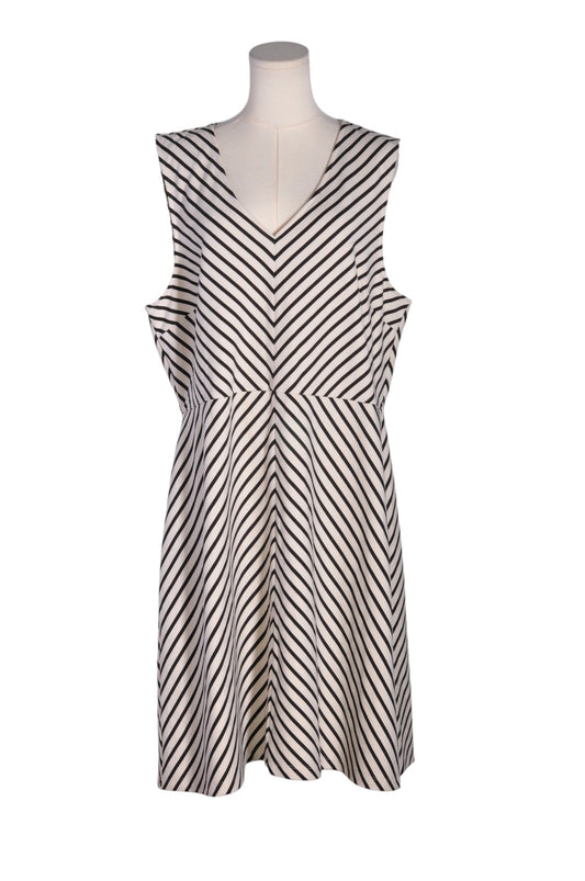 LOFT Women A-Line Dresses Regular fit in White - 16 - Velora