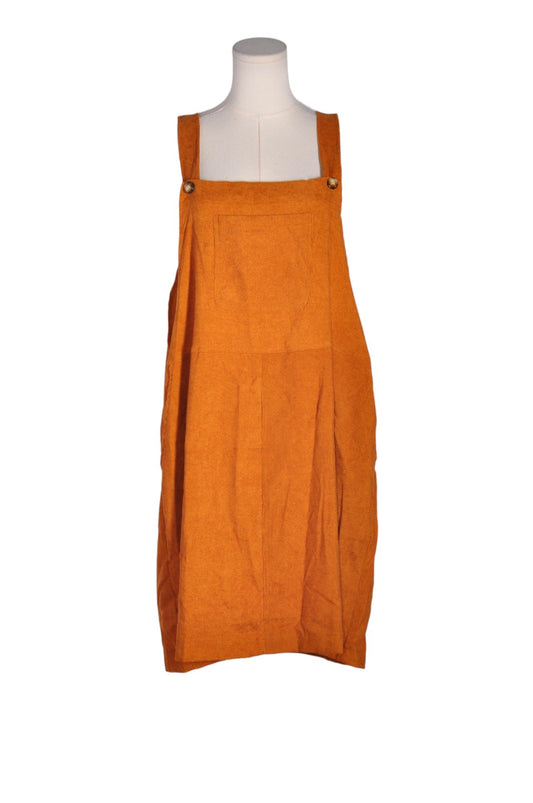 SHEIN Women Drop Waist Dresses Regular fit in Brown - 3XL - Velora