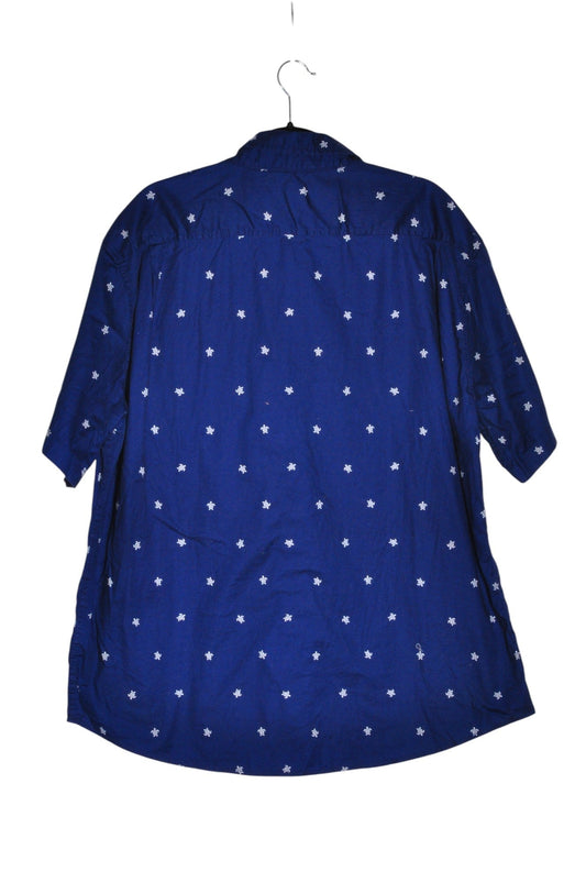 JACHS NEW YORK Men Button Down Tops Regular fit in Blue - XXL - Velora