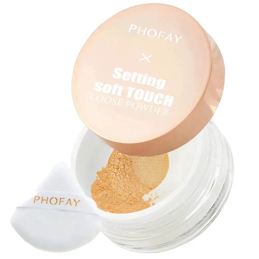 PHOFAY Soft Touch Loose Setting Powder Smooth Long Lasting Makeup - Velora