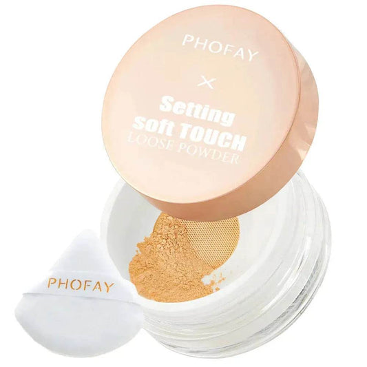 PHOFAY Soft Touch Loose Setting Powder Smooth Long Lasting Makeup - Velora