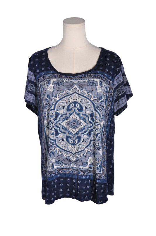 LUCKY BRAND Women Blouses Regular fit in Blue - 2XL - Velora