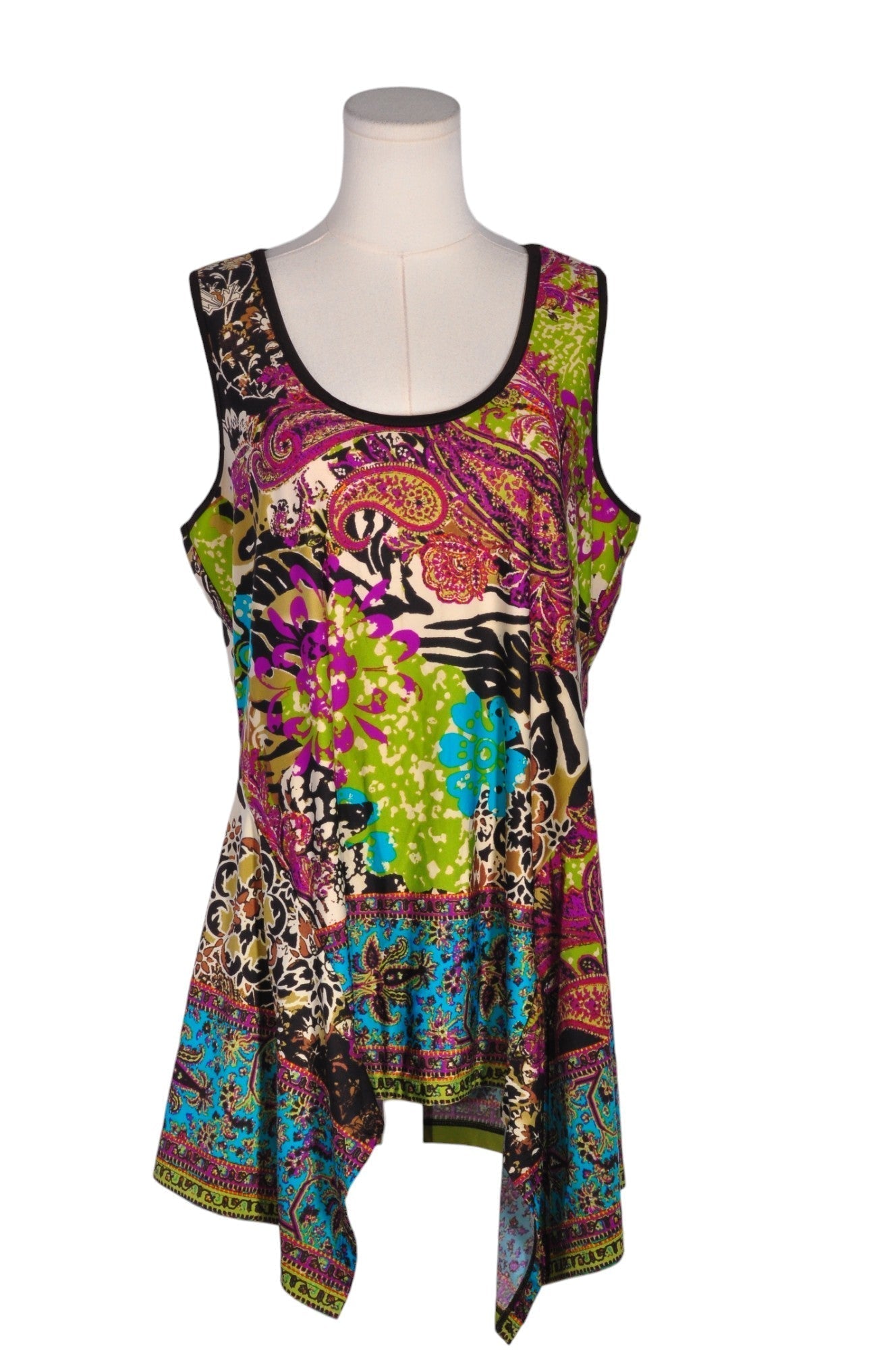 ECI Women Tank Tops Regular fit in Green - L - Velora