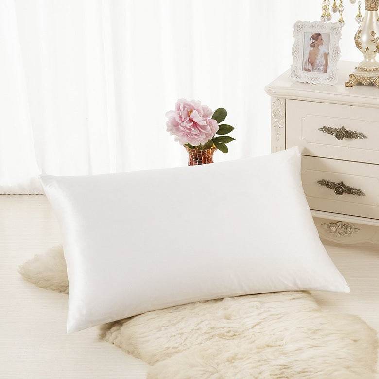 Pillowcase Satin Solid Color Simulation Silk Single Pillowcase Ice Silk Pillowcase - Velora