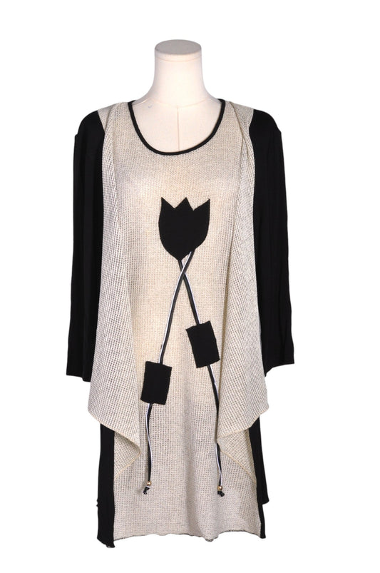 ILONA Women Drop Waist Dresses Regular fit in Beige - L - Velora
