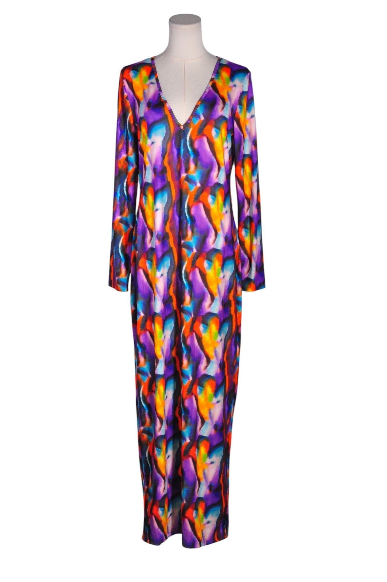 SHEIN Women Maxi Dresses Regular fit in Purple - 12 - Velora