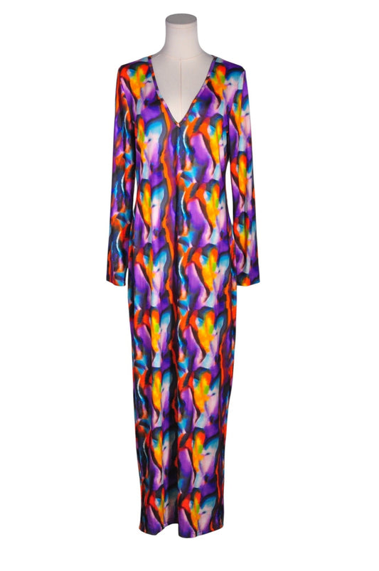 SHEIN Women Maxi Dresses Regular fit in Purple - 12 - Velora