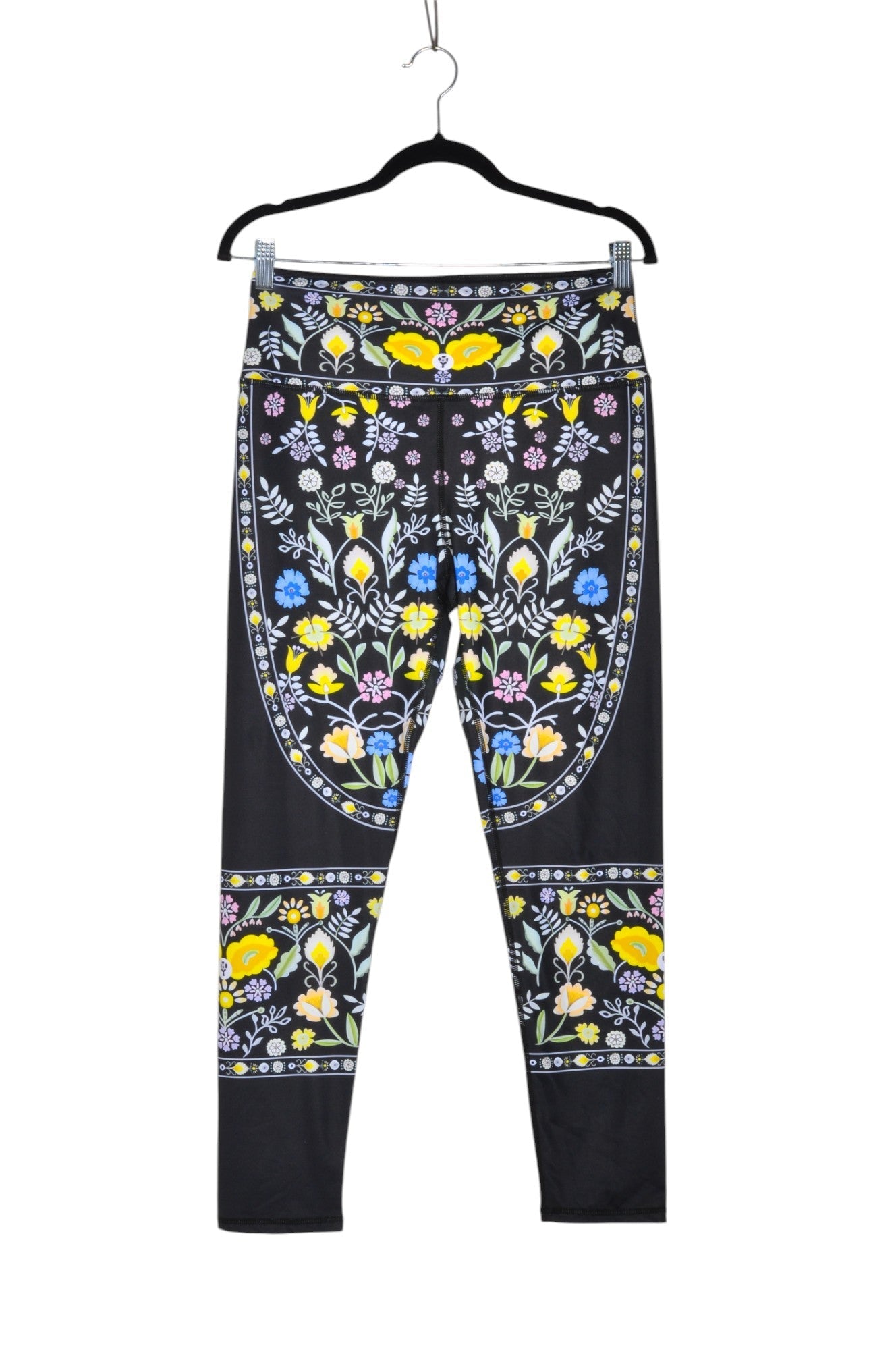 SHEIN Women Work Pants Regular fit in Black - L - Velora