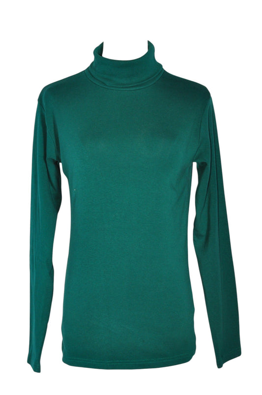 URBAN COCO Women Turtleneck Tops Regular fit in Green - S - Velora