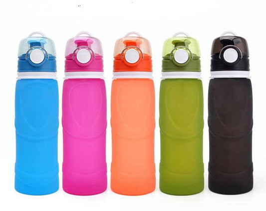 Foldable silicone Travel Hydrating water bottle - Velora