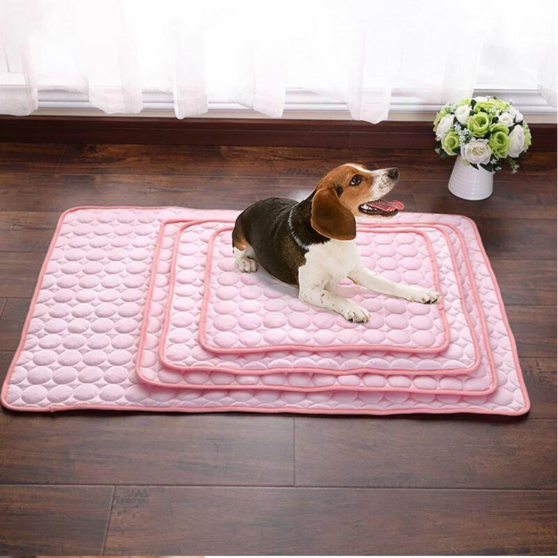 Pet Dog Cat Ice Silk Cold Nest Pad For Cooling In Summer - Velora