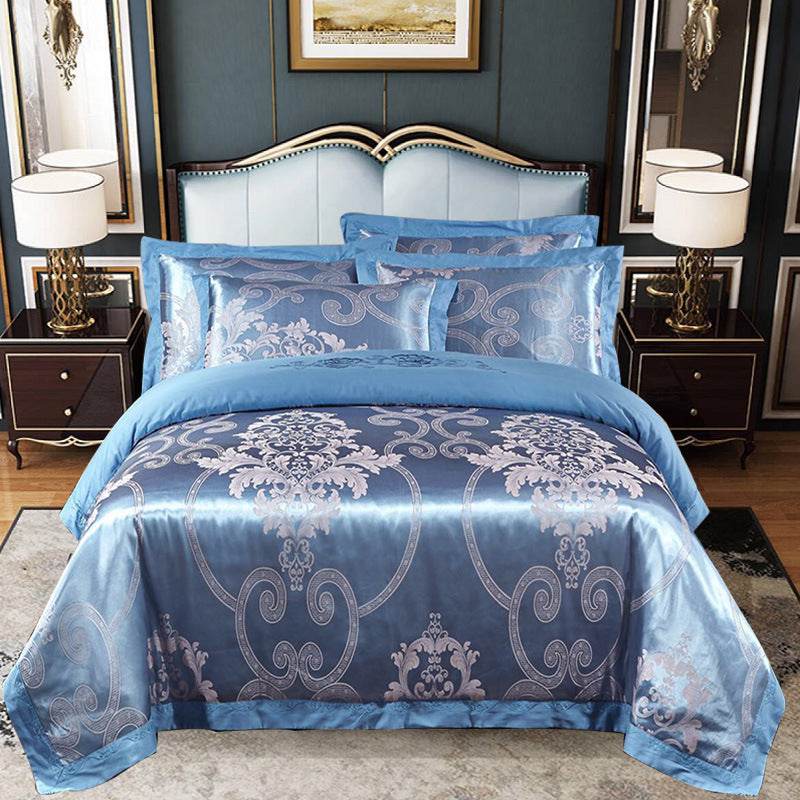 Four sets of embroidery silk and cotton jacquard - Velora