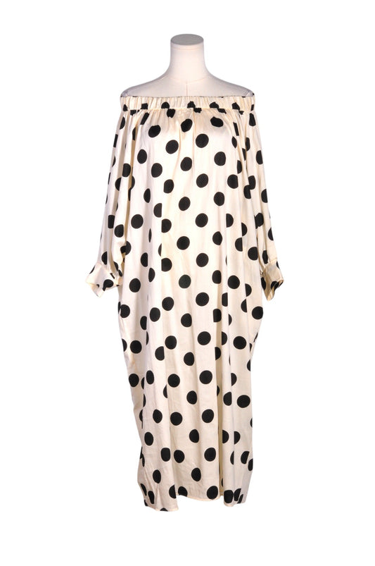 ZARA Women Drop Waist Dresses Regular fit in Beige - S Koop