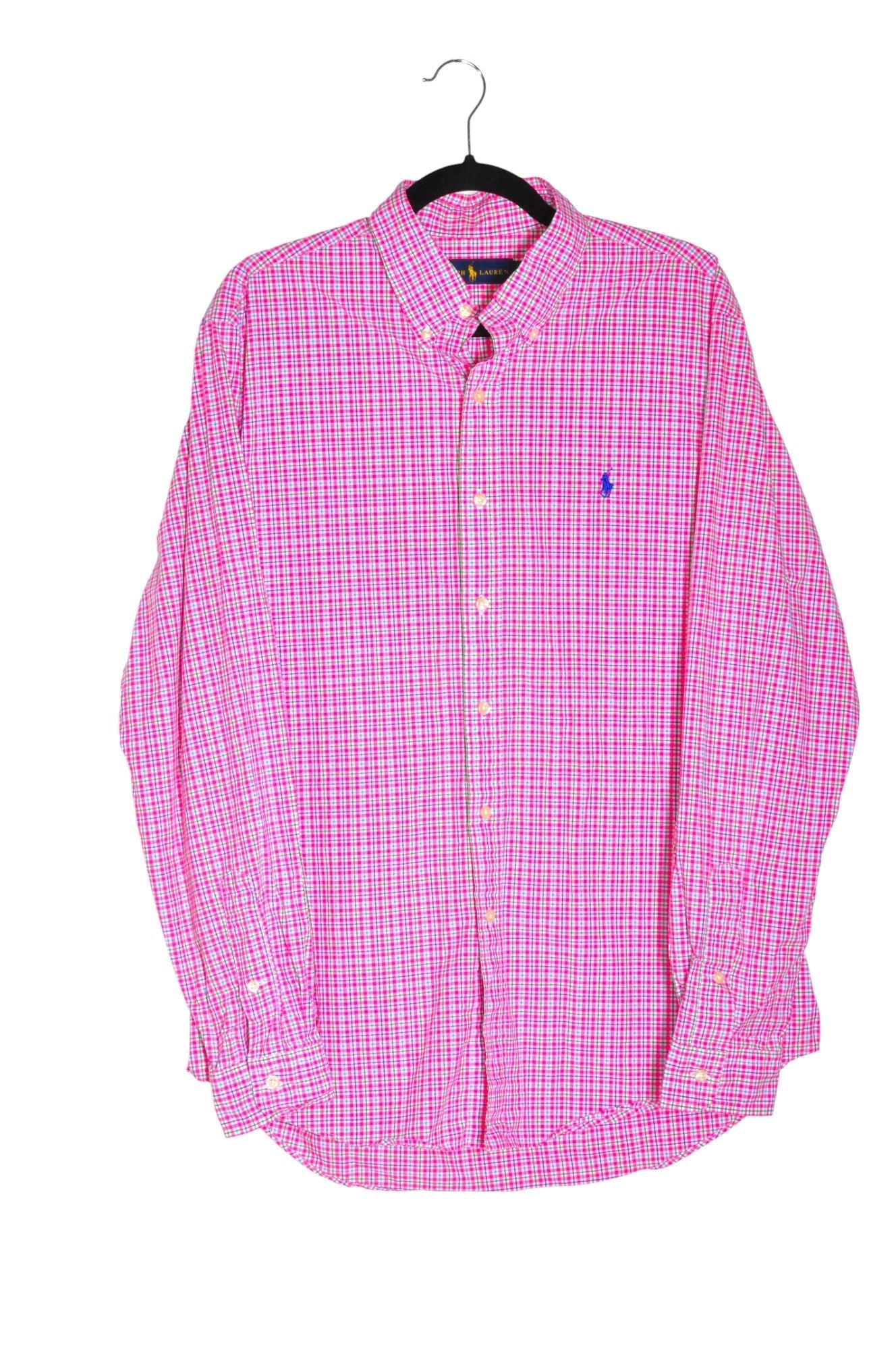 RALPH LAUREN Men Button Down Tops Regular fit in Pink - M Koop