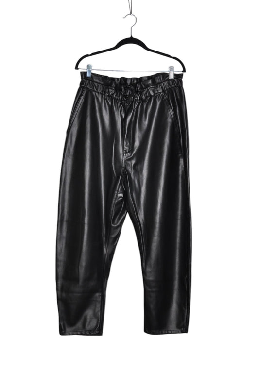 ZARA Women Work Pants Regular fit in Black - 12 Koop