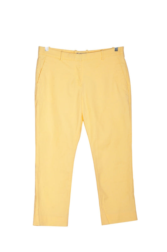 GAP Women Trousers Regular fit in Yellow - 12 Koop