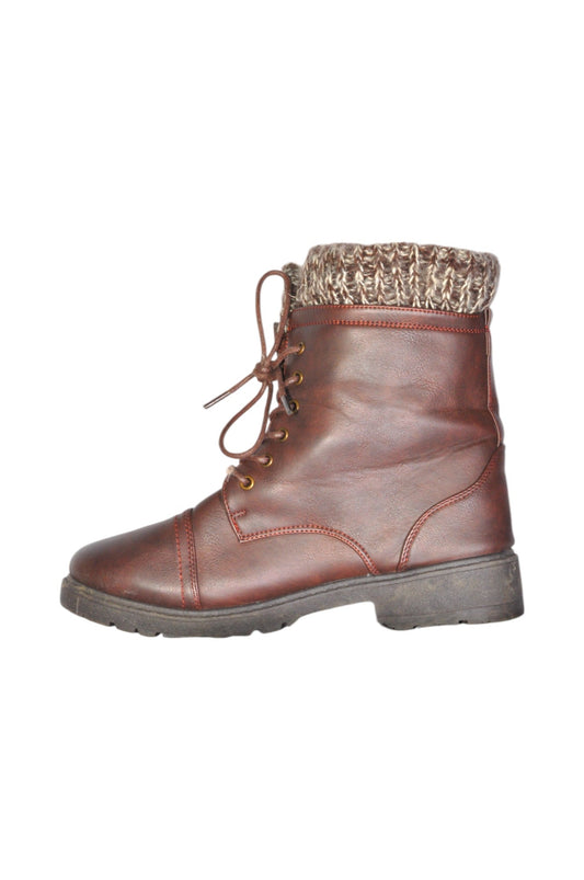 STREETWEAR SOCIETY Women Boots Regular fit in Brown - 19 - Velora