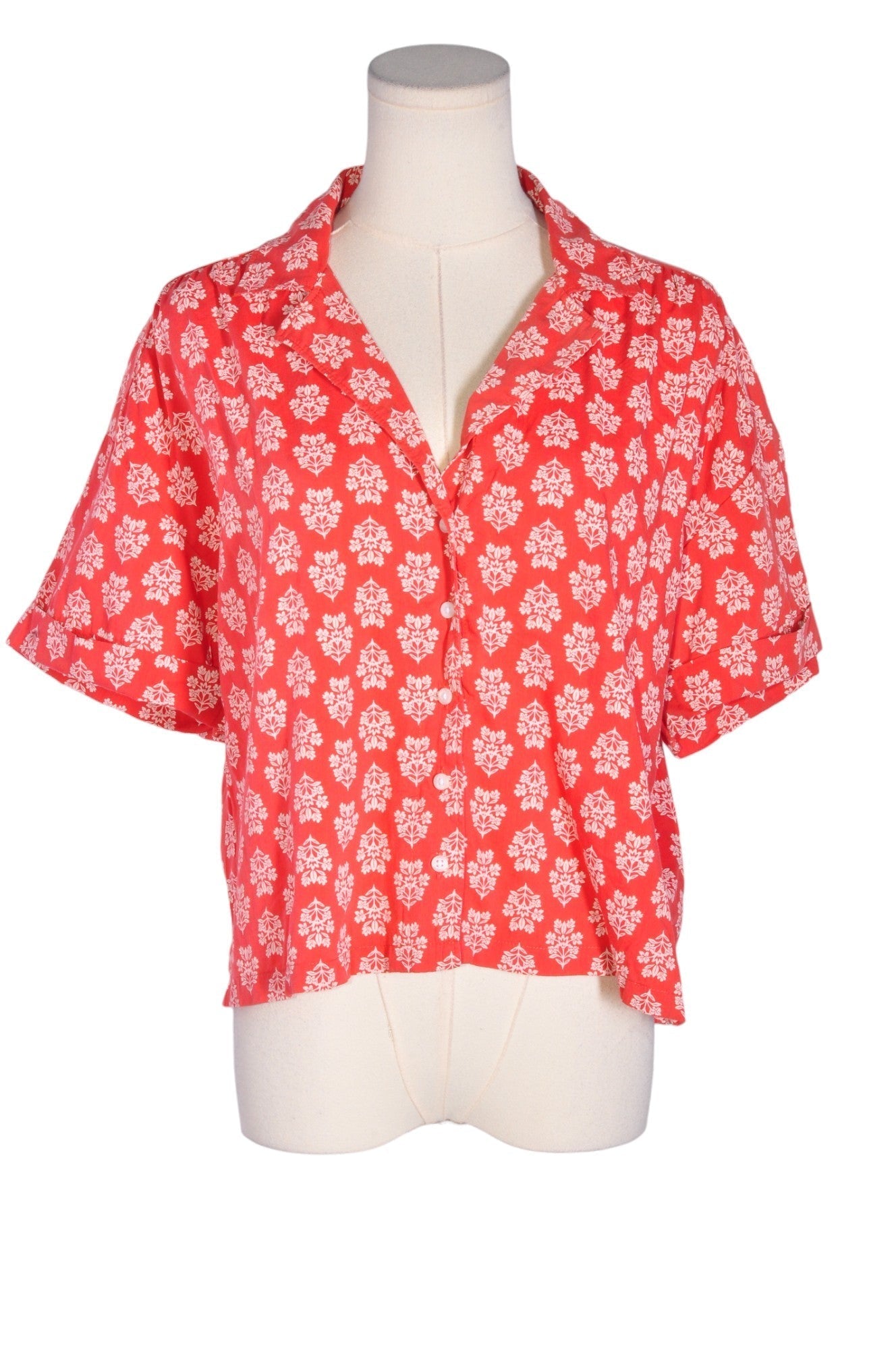 OLD NAVY Women Button Down Tops Regular fit in Red - M Koop