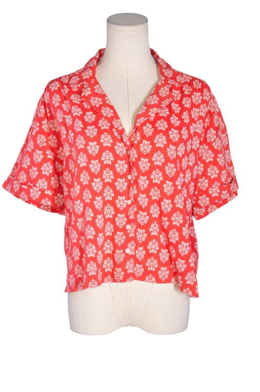 OLD NAVY Women Button Down Tops Regular fit in Red - M Koop