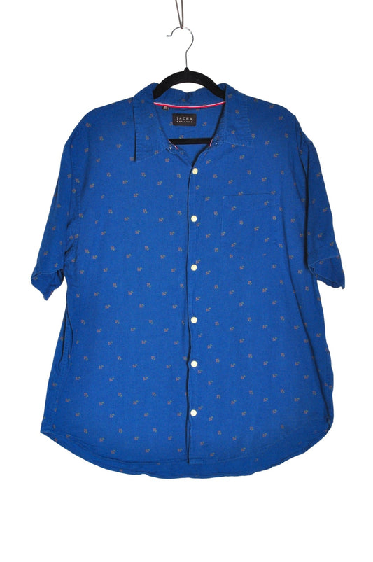JACHS Men Button Down Tops Regular fit in Blue - XL Koop