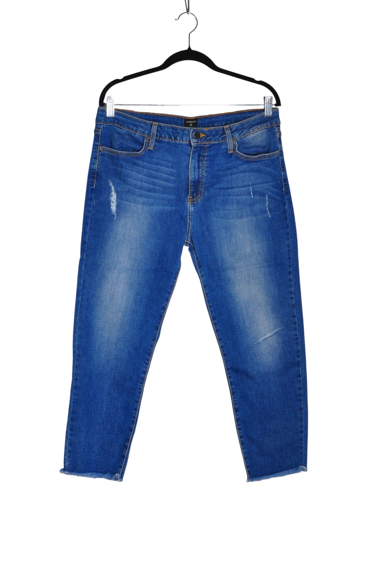 JUSTBLACK Women Straight-Legged Jeans Regular fit in Blue - 32 Koop