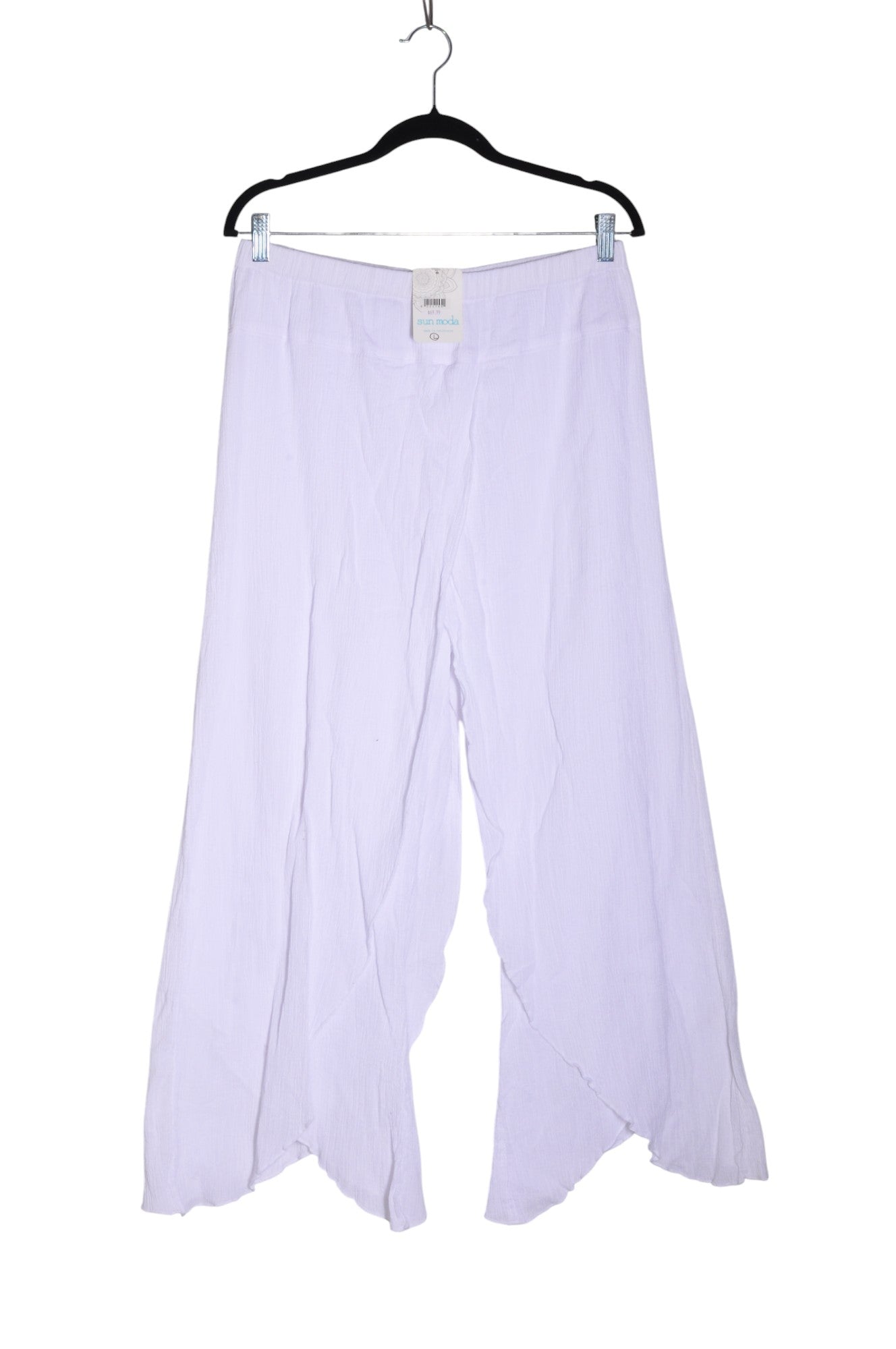 SUN MODA Women Palazzo Pants Regular fit in White - L Koop