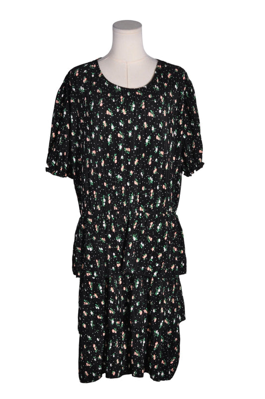 H&M Women Midi Dresses Regular fit in Black - XL Koop