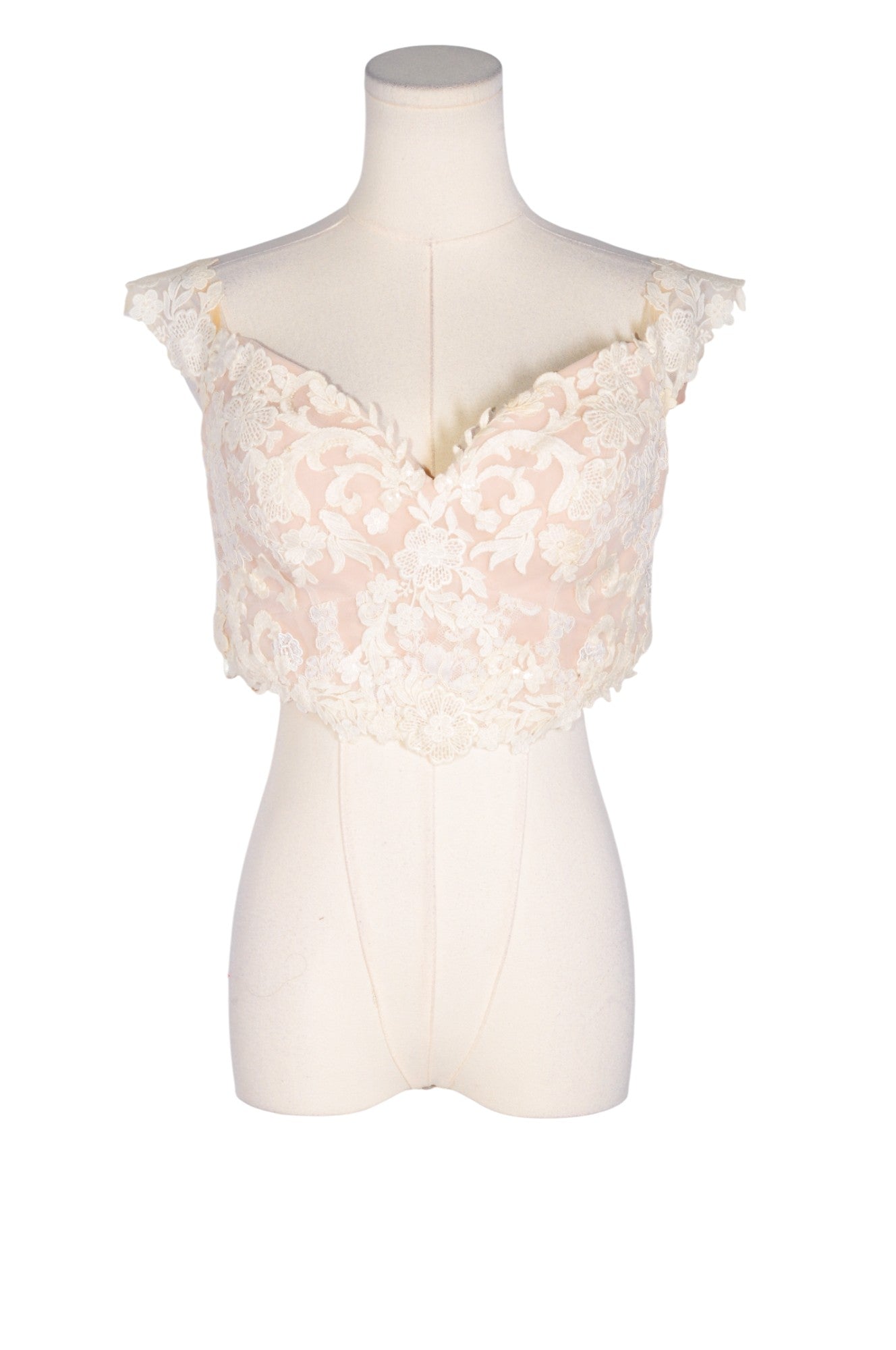 UNBRANDED Women Crop Tops Regular fit in White - L Koop