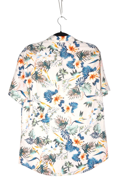 MANFINITY Men Button Down Tops Regular fit in White - M Koop