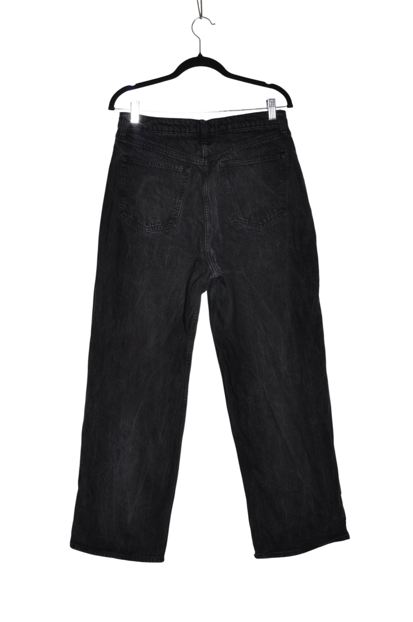 ABERCROMBIE & FITCH Women Wide Legs Jeans Regular fit in Black - 30 Koop