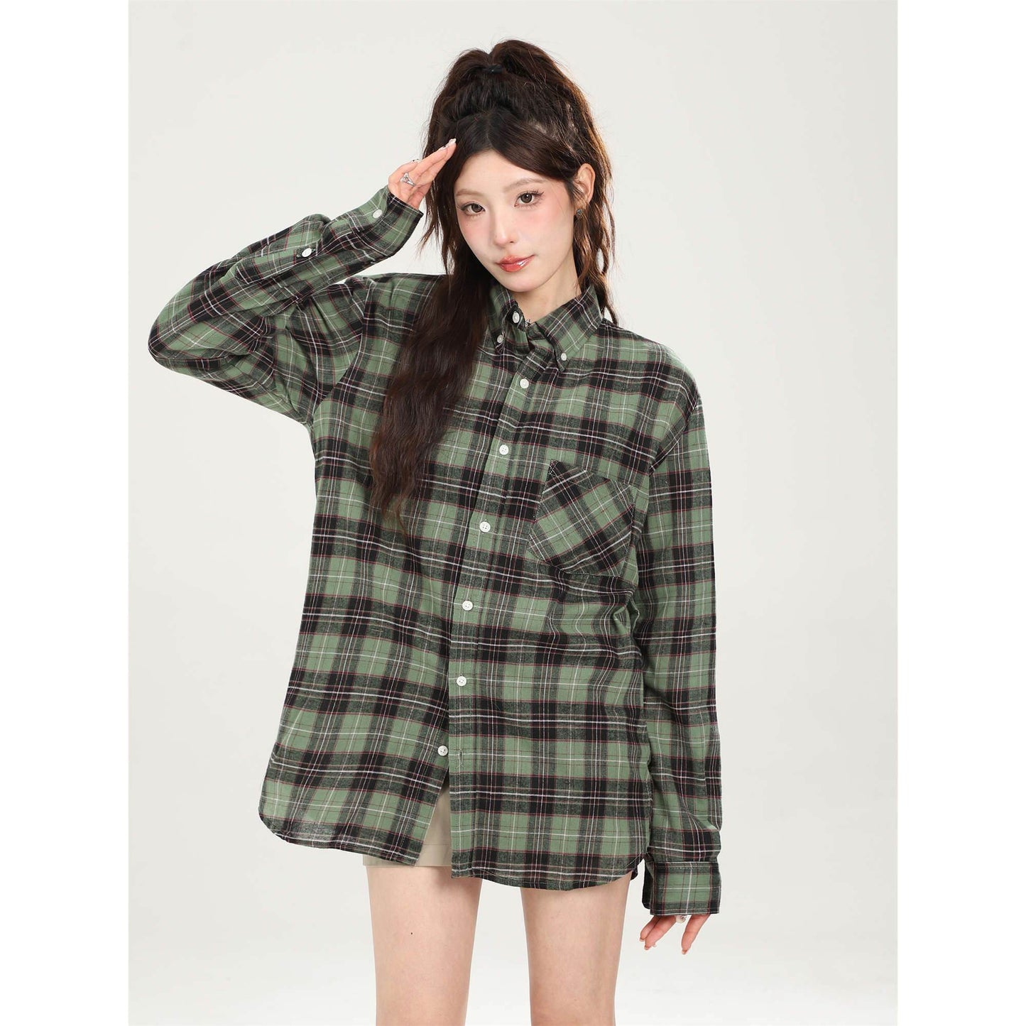 Retro Mid-length Sun Protection oversize Unisex outwear jacket and Coat Women - Velora