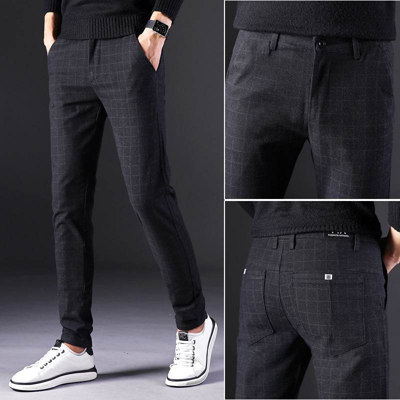 Men's Fashion And Comfort Slim Straight fit suit Trousers - Velora