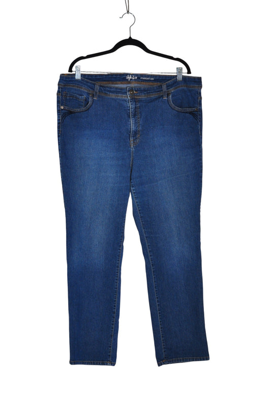 STYLE & CO. Women Straight-Legged Jeans Regular fit in Blue - 20 Koop