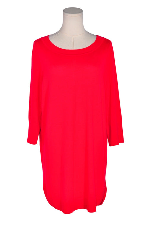 UNBRANDED Women Drop Waist Dresses Regular fit in Red - 1X Koop