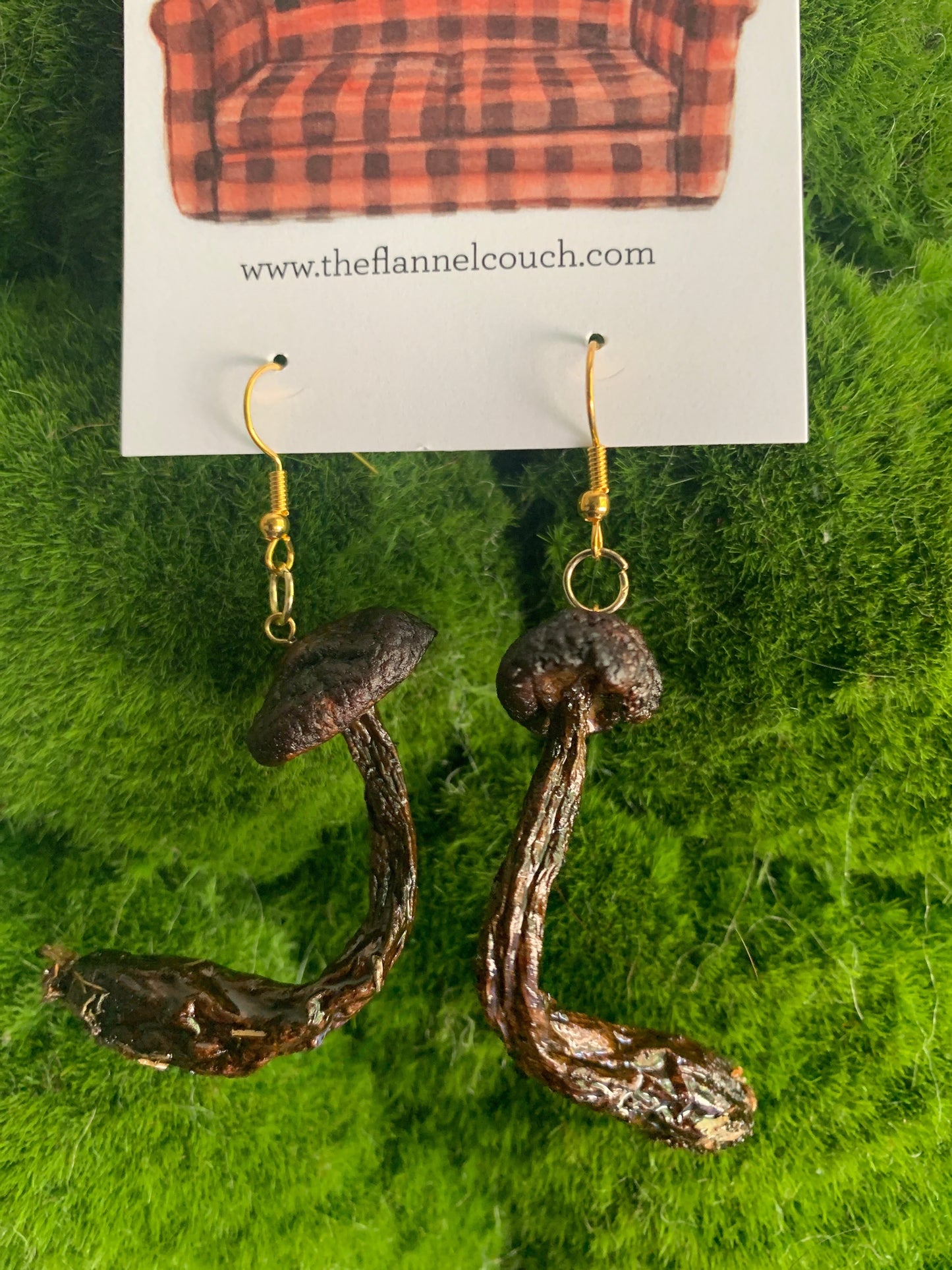 Wild Ontario Mushrooms Earrings www.Shopthatapp.com