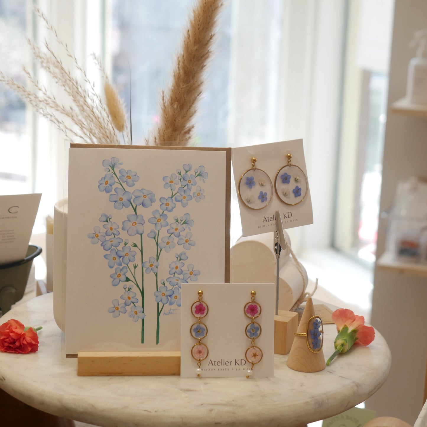 Boucles d'oreilles Perla trio- rond - Velora