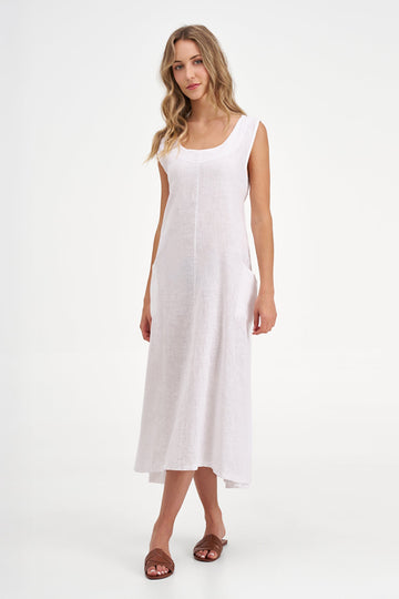 Women's Knit Woven Combo Dress