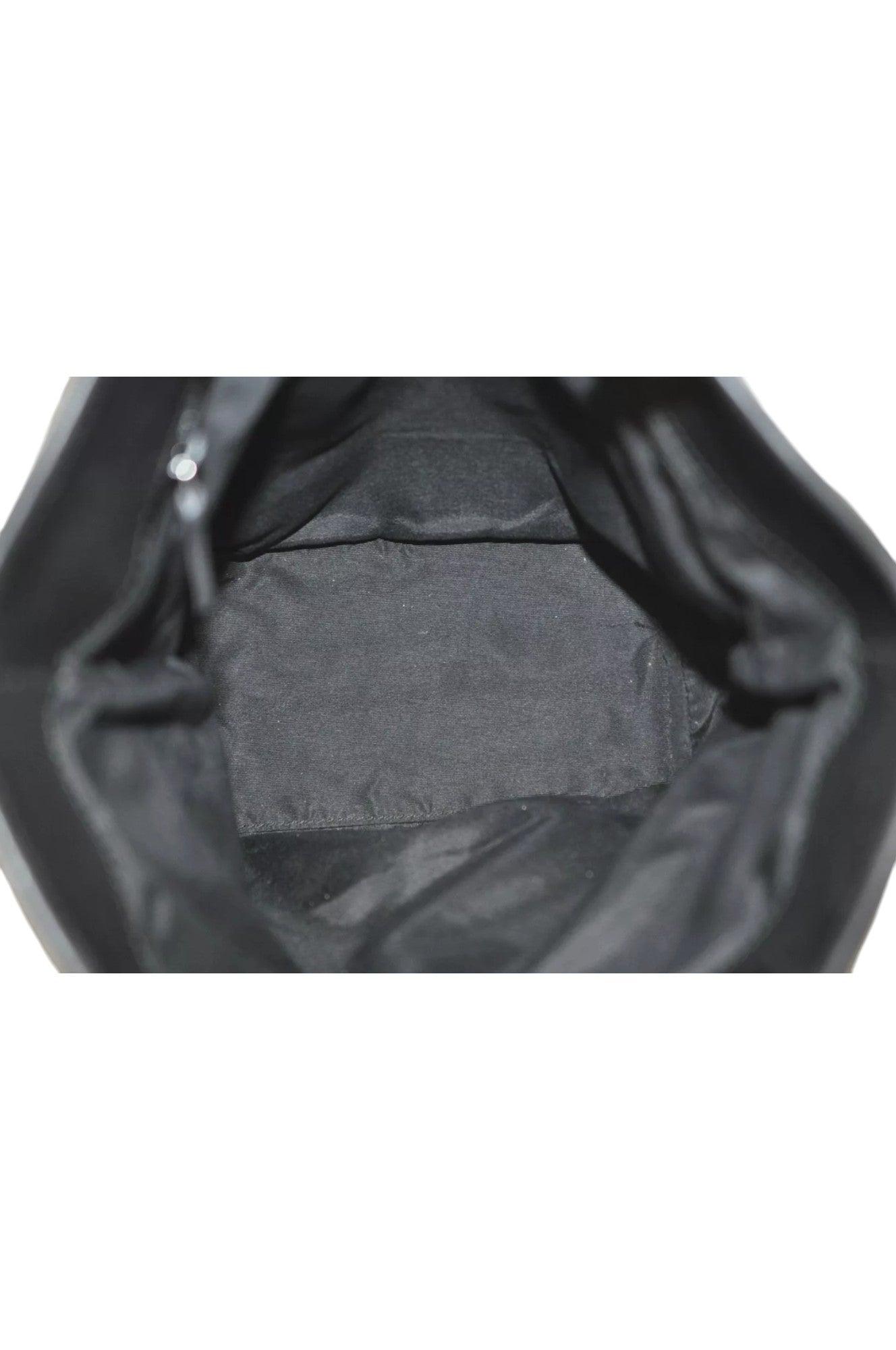 GUCCI Vintage Shoulder Tote Bag GG Canvas Leather 31244 Black 7900K - Velora