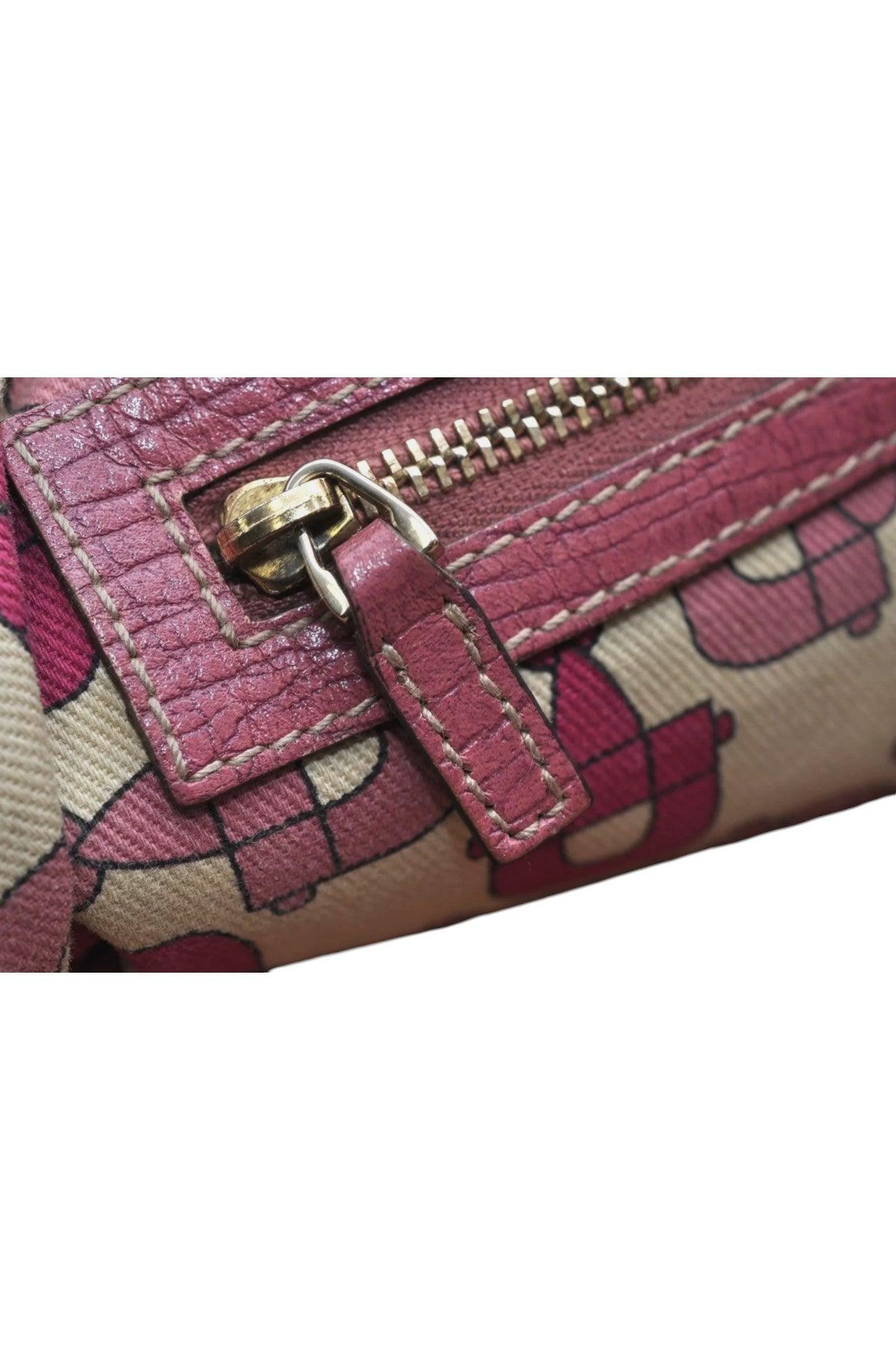 GUCCI Sherry Line Shoulder Tote Bag GG Canvas Leather Beige 7192K - Velora