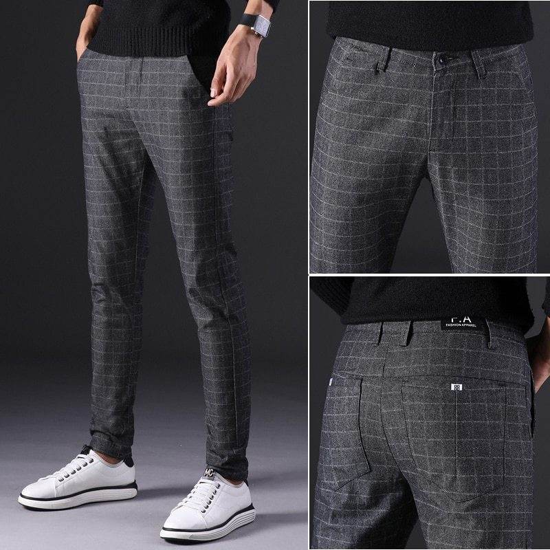 Men's Fashion And Comfort Slim Straight fit suit Trousers - Velora